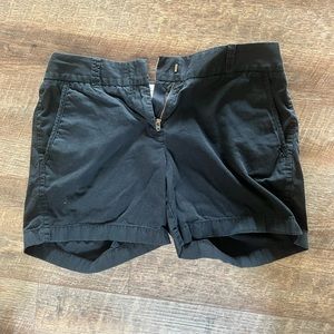 J. Crew. Navy blue jean shorts size 4 100% cotton